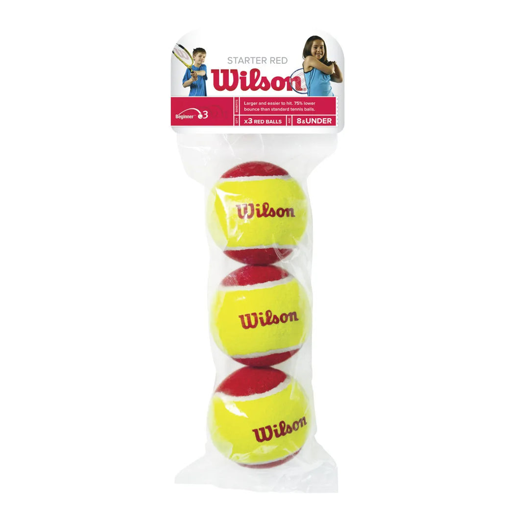 Wilson starter red tball 3 pack