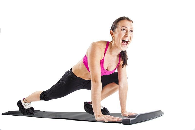 Powerslider Basic 180cm, Musta